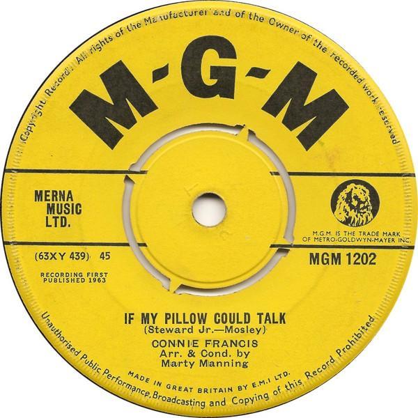Connie Francis - If My Pillow Could Talk