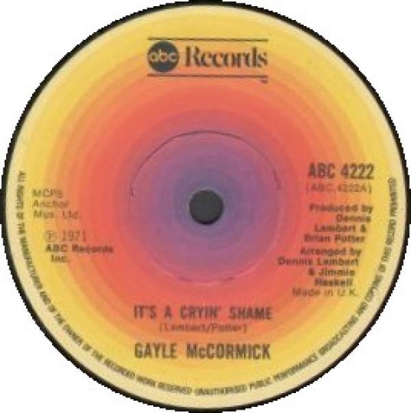 Gayle McCormick - It's A Cryin' Shame