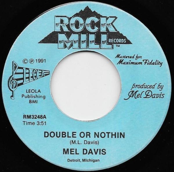 Melvin Davis  - Double Or Nothin / You Can't Run Away