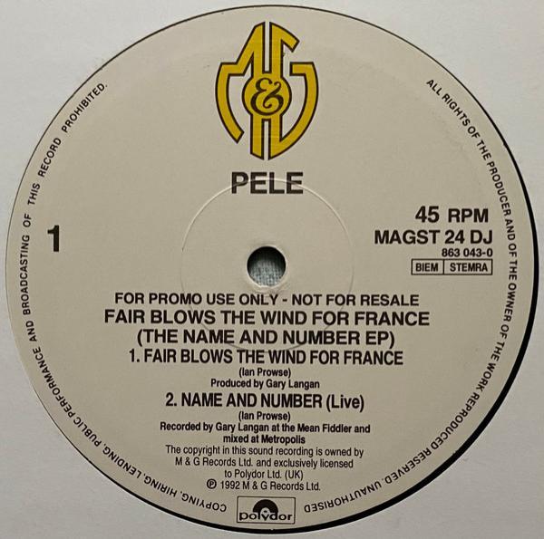 Pele  - Fair Blows The Wind For France