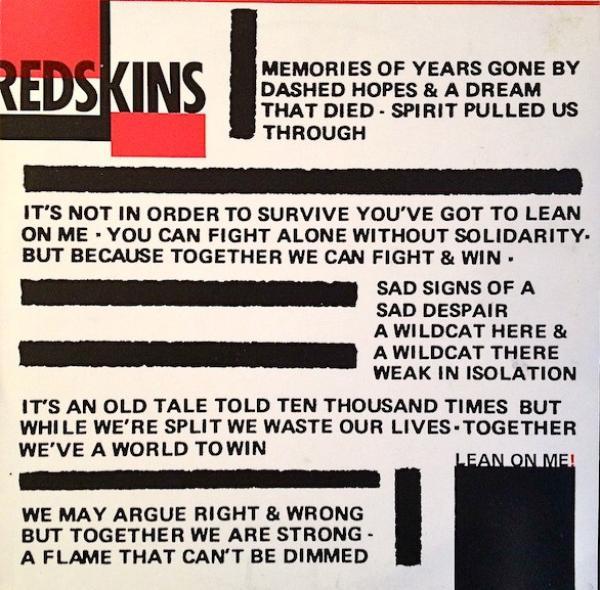 Redskins - Lean On Me!