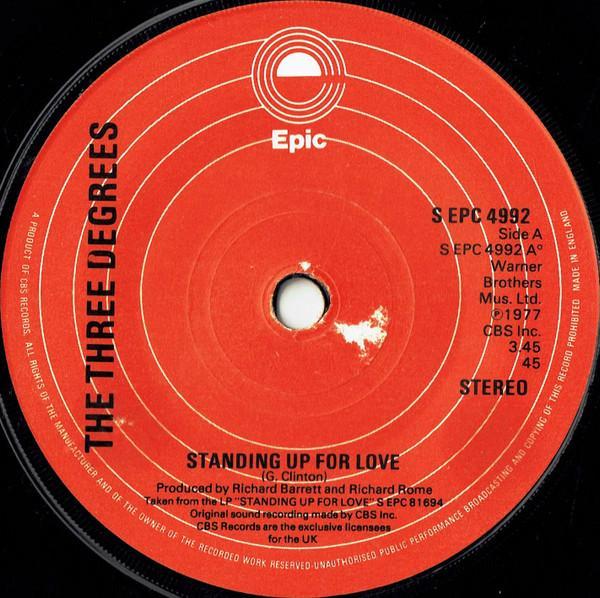 The Three Degrees - Standing Up For Love